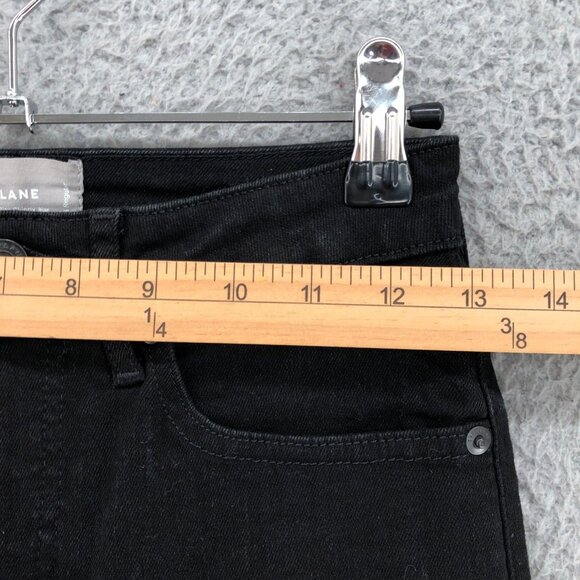 Everlane Jeans Womens 26 Black Curvy High Rise Skinny Leg Stretch Slimming Denim - Picture 7 of 11